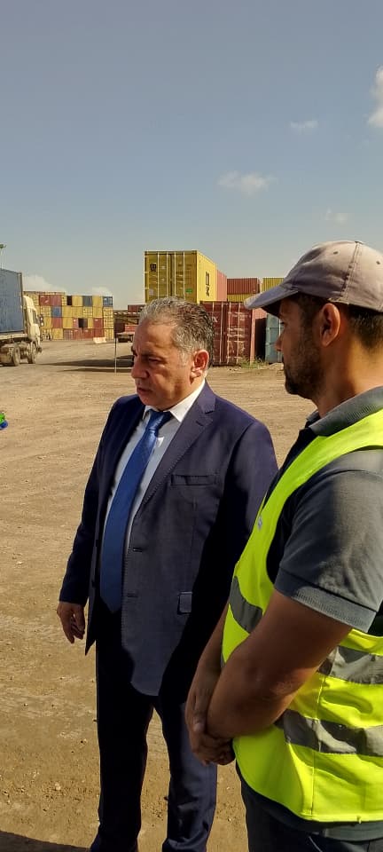 زيارة الرئيس المدير العام إلى القطب اللوجيستيكي للغرب